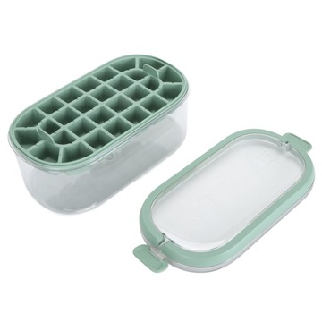 Лоток для кубиков льда с контейнером с крышкой, 2-слойные лотки RR