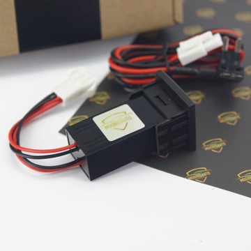 Зарядное устройство 2x USB VW T5 2003-2009 - V2 BLUE Light