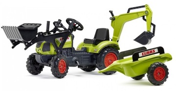 Трактор FALK с прицепом CLAAS Arion Экскаватор-ковш + зарядное устройство от 2 лет