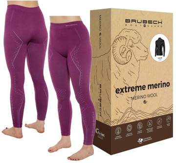 BRUBECK WEŁNIANE TERMO GETRY TERMICZNE DO -30°C XL