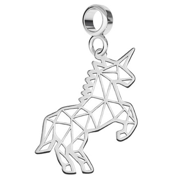 CHARMS ZAWIESZKA JEDNOROŻEC ORIGAMI srebro 925