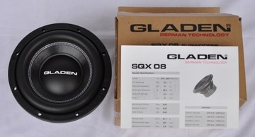 GLADEN AUDIO SQX 08 ЛУЧШЕЕ КАЧЕСТВО ЗВУКА 20-СМ САБВУФЕРА ДО JL 8W1v3