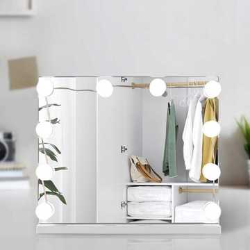 USB-тумба для ванной комнаты, 10 лампочек 45x45x49 мм