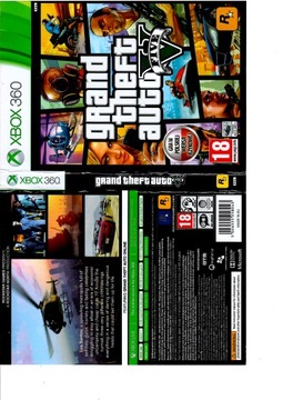 GTA V GRAND THEFT AUTO на польском языке PL XBOX 360