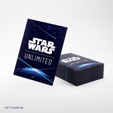GAMEGENIC Star Wars Unlimited - Art Sleeves - Space Blue / koszulki do kart