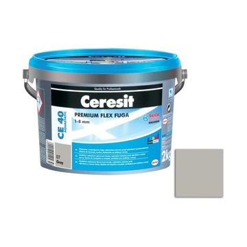 Fuga elastyczna 2kg Gray Szary Ceresit CE40