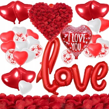 НАБОР УКРАШЕНИЙ ШАРАМИ «ВАЛЕНТИНА ЛЮБОВЬ»