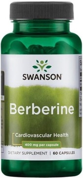 SWANSON BERBERYNA 400MG 60KAPS PRAWIDŁOWY POZIOM CUKRU WE KRWI