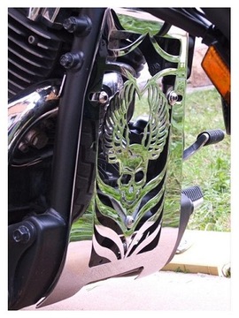 YAMAHA XVS 1100 DRAG STAR V-STAR КРЫШКА ДВИГАТЕЛЯ