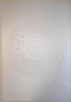 ШАБЛОН КАРТИНЫ Мандала маленькая, диаметр. 59см НЕСКОЛЬКО