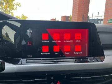 Volkswagen Golf VIII Variant 2.0 TDI 115KM 2021 Volkswagen Golf 2.0 diesel 116 KM FULL LED zarej w PL ksiazka serwis, zdjęcie 14