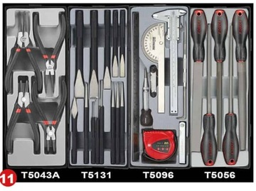 Тележка с инструментами FORCE 562 1013-562