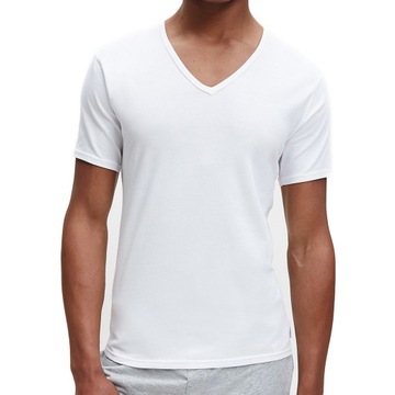 A09 CALVIN KLEIN koszulka t-shirt V NECK 2PAK S