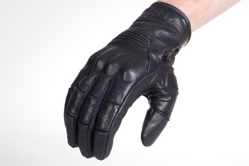 ПЕРЧАТКИ ДЛЯ МОТОЦИКЛА HUSAR MAVERIK КОЖАНЫЕ черные