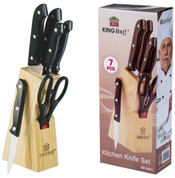 НАБОР КУХОННЫХ НОЖЕЙ 7 ЭЛЕМЕНТОВ. КиНГХОФФ KH-3441