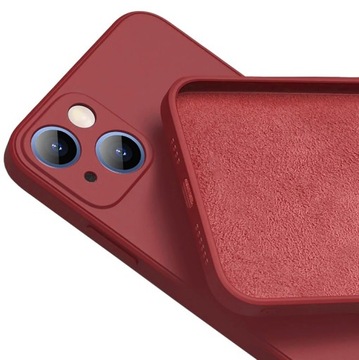 Etui SILICONE CASE do iPhone 13 / iPhone 14 +Szkło