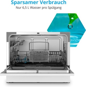 ПОСУДОМОЕЧНАЯ МАШИНА НЕМЕЦКАЯ MEDION, НАСТОЛЬНЫЙ СТОЛ, МАЛЕНЬКАЯ, 6 ПРОГРАММ MD37496