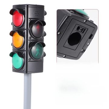 Игрушечные дорожные знаки Мини электрические фонари