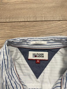 TOMMY HILFIGER DENIM TH KOSZULA SLIM FIT PASKI M