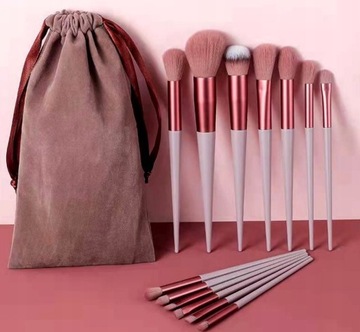 Набор из 13 профессиональных кистей для макияжа + футляр.