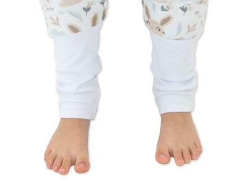 Muślinowy śpiworek całoroczny 1,0 TOG ze skarpetkami 86-104 M