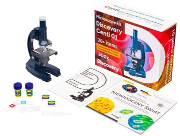 Микроскоп школьный детский оптический Discovery Centi 01/100-300x