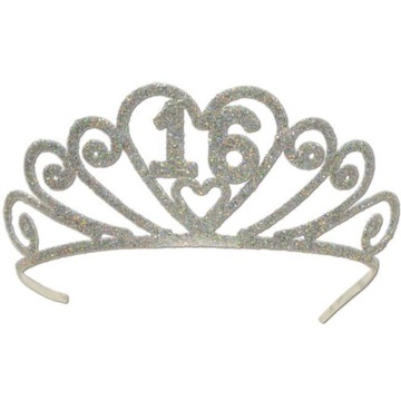 Beistle dadem / korona / tiara na 16 urodziny
