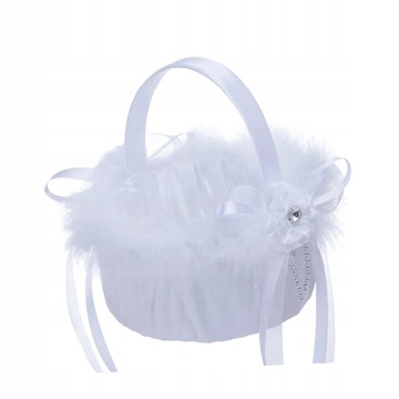 Flower Girl Basket Decor Elegancki uniwersalny dla