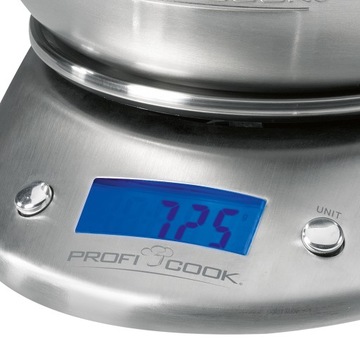ЭЛЕКТРОННЫЕ КУХОННЫЕ ВЕСЫ С PROFICOOK PC-KW BOWL