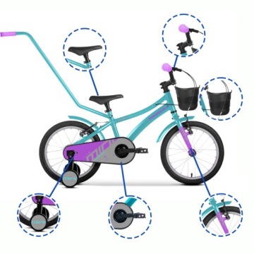 ДЕТСКИЙ ВЕЛОСИПЕД TABOU MINI LITE 14 дюймов АЛЮМИНИЕВЫЙ MEGA LIGHT 6 кг