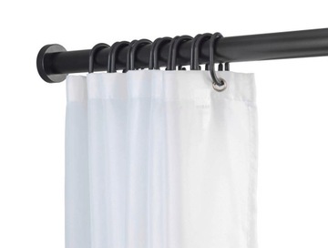 Drążek prysznicowy rozporowy Wenko 70-115 x 28 mm czarny