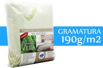 ЗАЩИТА НА МАТРАС 80x160 ВОДОНЕПРОНИЦАЕМЫЙ ЛАСТИК АЛОЭ ВЕРА ВОКРУГ