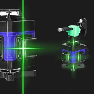 LASER KRZYŻOWY POZIOMICA LASEROWA 360 3D PŁASZCZYZNOWA 2x AKU