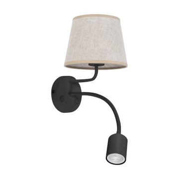 +Gratis. Kinkiet TK Lighting Maja Nature LEN giętkie ramie Gu10 do czytania
