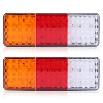 2 x 12V 75-LED Przyczepa do ciężarówki Łódź T