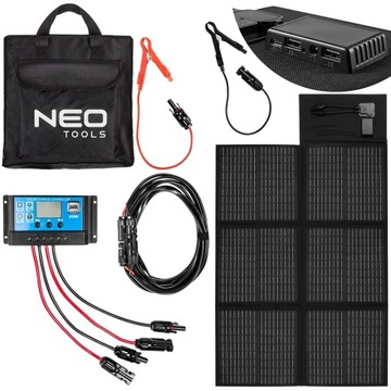 NEO PANEL SŁONECZNY PRZENOŚNY ŁADOWARKA SOLAR 120W