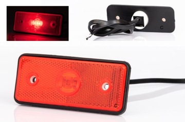 Lampa obrysowa LED do przyczepki przyczepy lawety busa naczepy MD-013