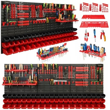 TABLICA NARZĘDZIOWA WARSZTATOWA POLSKI PRODUKT ŚCIANKA KUWETY 172x78cm XL