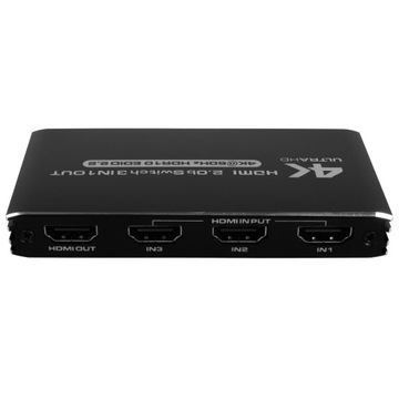 ПЕРЕКЛЮЧАТЕЛЬ HDMI 2.0 3x1 РАЗДЕЛИТЕЛЬ ПЕРЕКЛЮЧАТЕЛЯ ULTRA HD HDCP 2.2 HDR10 4K/60 Гц