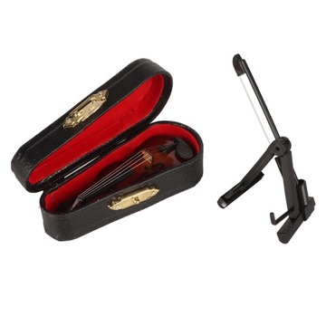 Деревянная миниатюра Мини-скрипка диаметром 8 см.