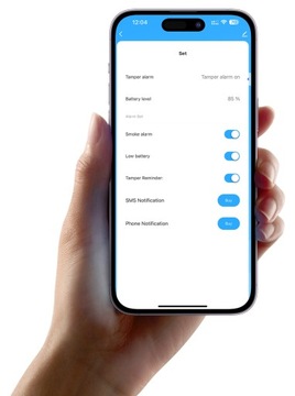 Датчик дыма Пожарный детектор WIFI ПОЖАРНАЯ СИГНАЛИЗАЦИЯ БЕСПРОВОДНАЯ TUYA