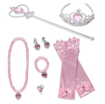 ZESTAW DIADEM BERŁO AMULET KSIĘŻNICZKA ZOSIA SOFIA
