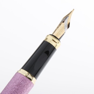 Набор металлических перьевых ручек со средним/тонким пером, гладким