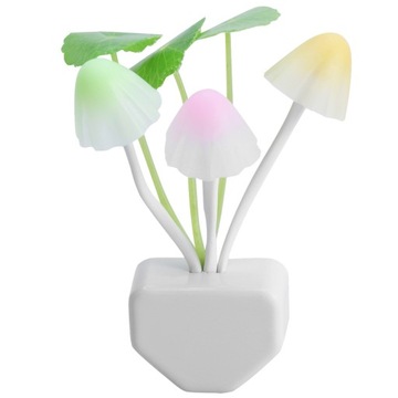 ŚCIENNE LAMPY NOCNE LED W STYLU GRZYBÓW