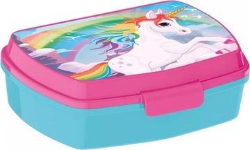 JEDNOROŻEC UNICORN PUDEŁKO Śniadaniowe Lunchbox Śniadaniówka
