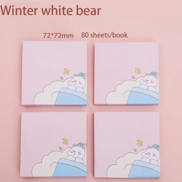 4/6Pcs Ins Wind Cute Note Book Student Creative
