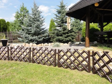 Охотник на сад забор 3,5 метра высота 45 см 4 цвета забор + высокие каблуки бесплатно