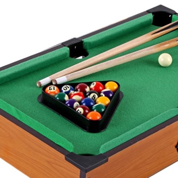 Stół Snooker Zestaw Drewniany Mini Bilard