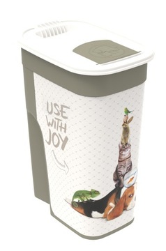 Pojemnik na karmę smakołyki Rotho FLO 4.1 l 1,5kg