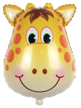 BALON FOLIOWY ŻYRAFA ZWIERZĘTA SAFARI DUŻY 46X56 CM URODZINY PARTY